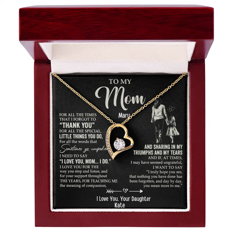 To My Loving Mom — A Necklace She’Ll Treasure Forever 22