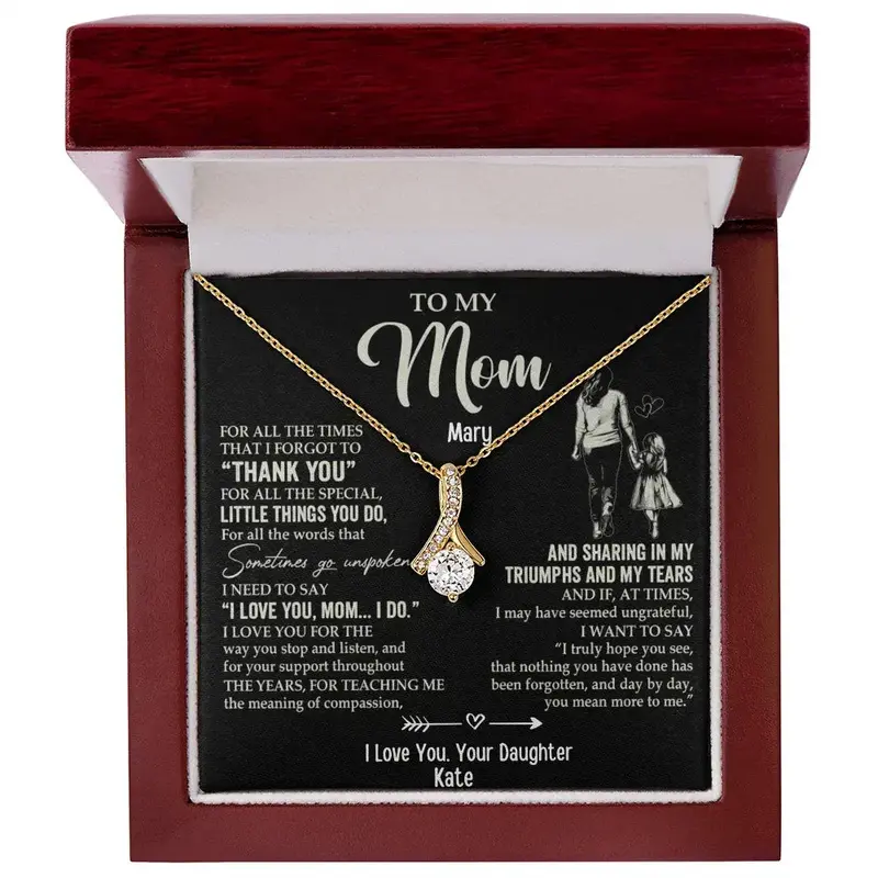 To My Loving Mom — A Necklace She’Ll Treasure Forever 35