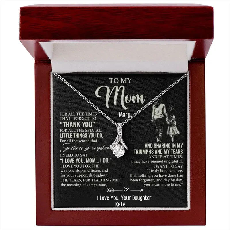 To My Loving Mom — A Necklace She’Ll Treasure Forever 36