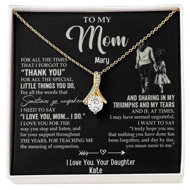 To My Loving Mom — A Necklace She’Ll Treasure Forever 37