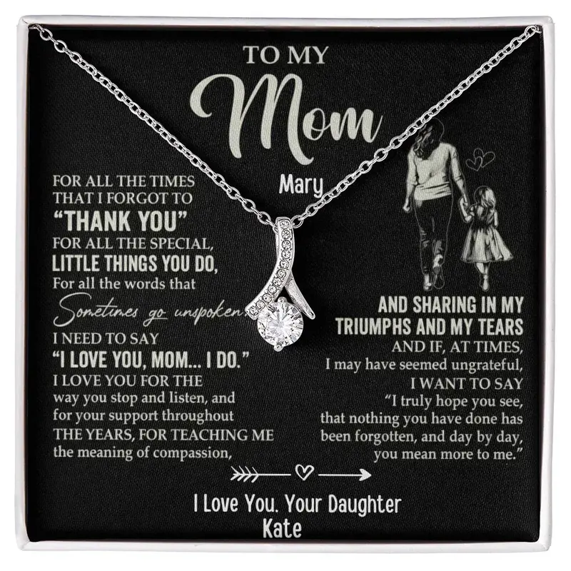To My Loving Mom — A Necklace She’Ll Treasure Forever 38
