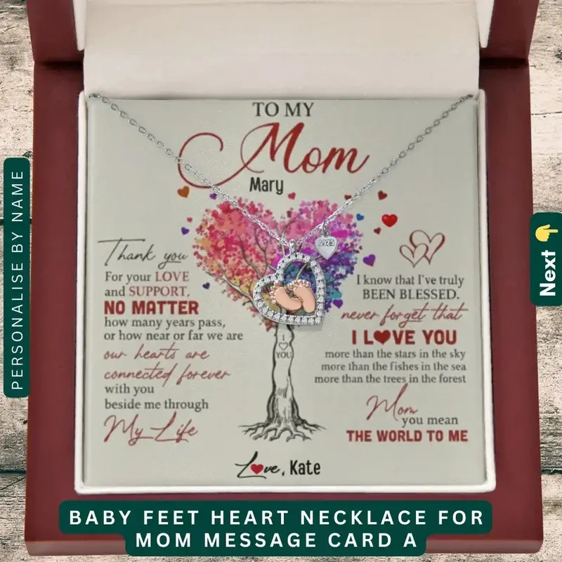 To My Loving Mom — A Necklace She’Ll Treasure Forever 4