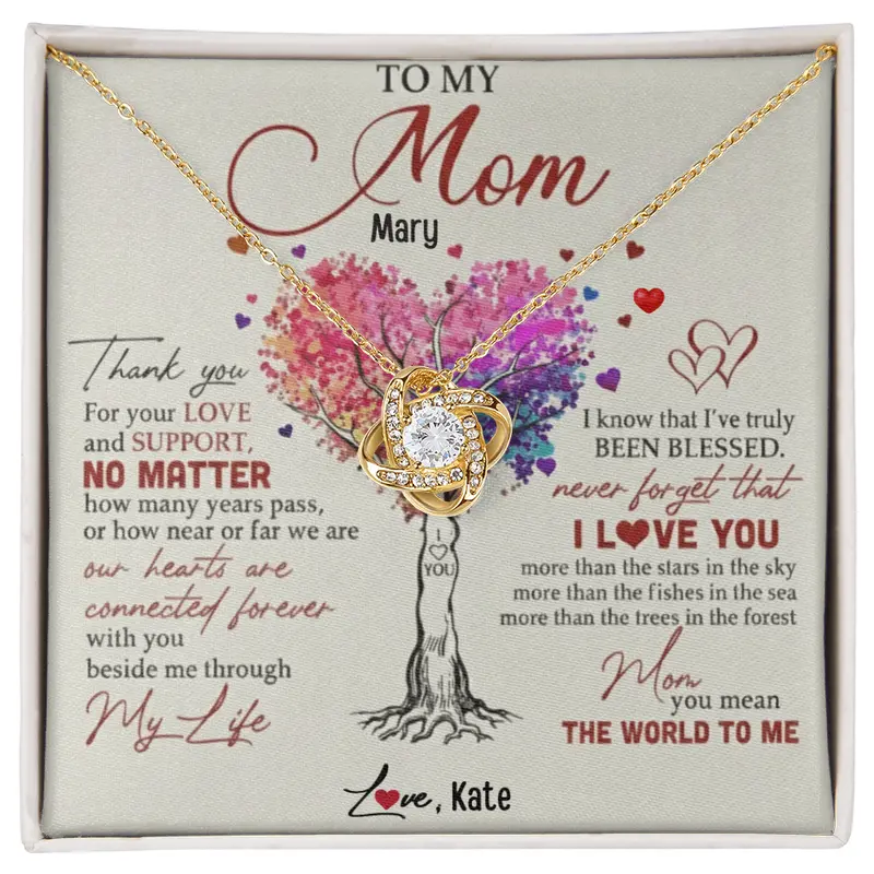 To My Loving Mom — A Necklace She’Ll Treasure Forever 4