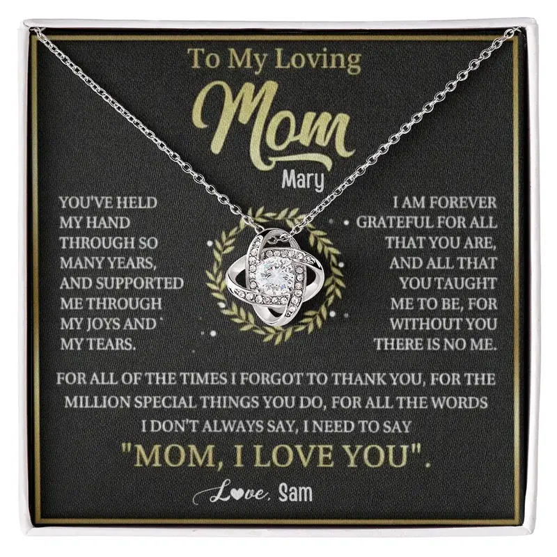 To My Loving Mom — A Necklace She’Ll Treasure Forever 41