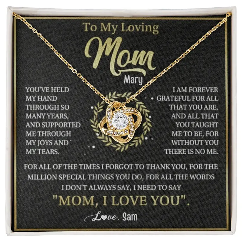 To My Loving Mom — A Necklace She’Ll Treasure Forever 43