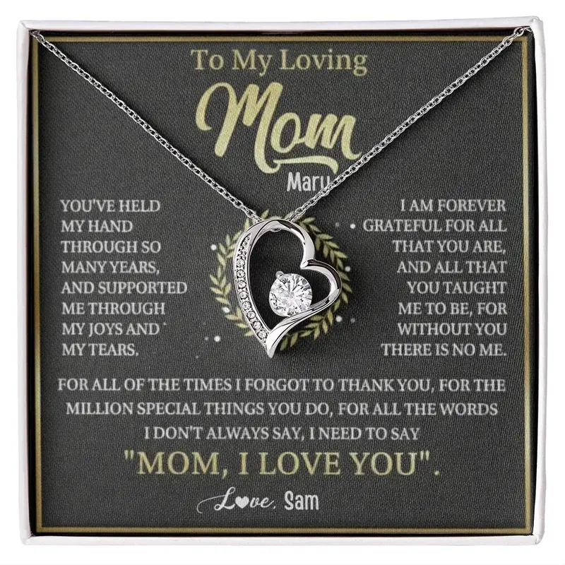 To My Loving Mom — A Necklace She’Ll Treasure Forever 46