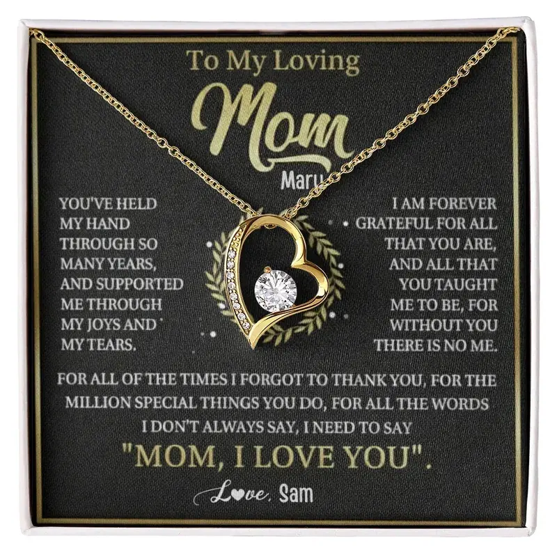 To My Loving Mom — A Necklace She’Ll Treasure Forever 47
