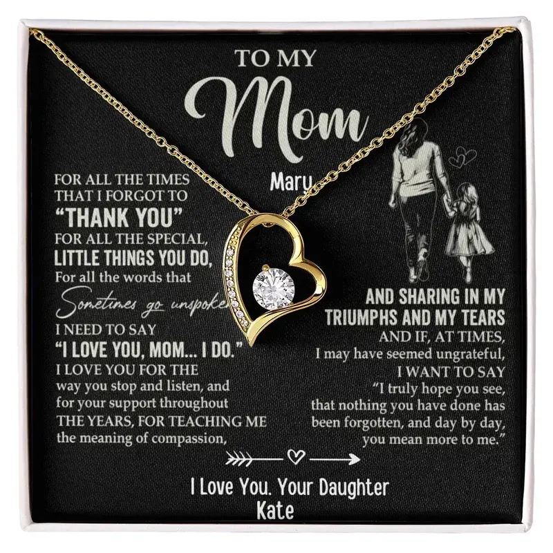 To My Loving Mom — A Necklace She’Ll Treasure Forever 48