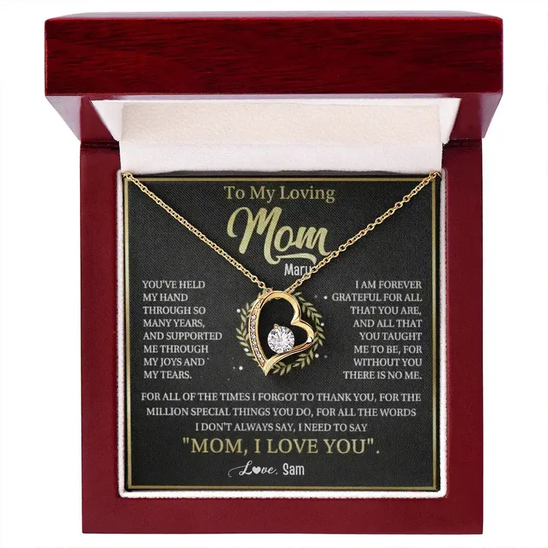 To My Loving Mom — A Necklace She’Ll Treasure Forever 48