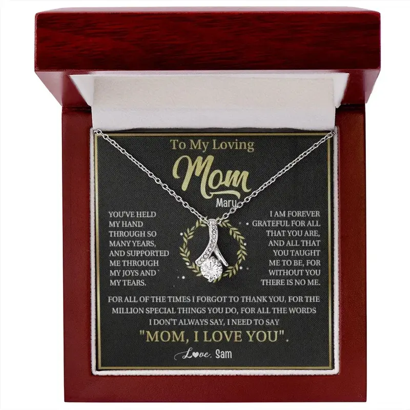 To My Loving Mom — A Necklace She’Ll Treasure Forever 50