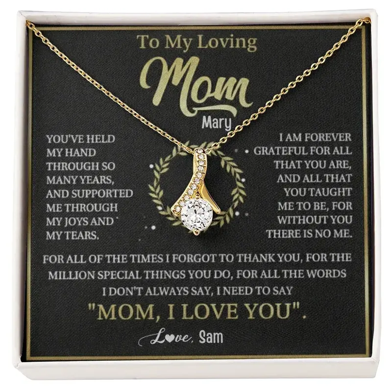 To My Loving Mom — A Necklace She’Ll Treasure Forever 51