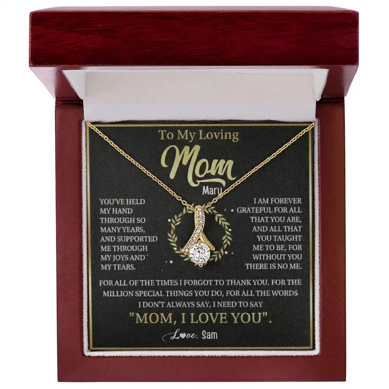 To My Loving Mom — A Necklace She’Ll Treasure Forever 52