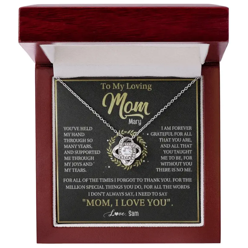 To My Loving Mom — A Necklace She’Ll Treasure Forever 52
