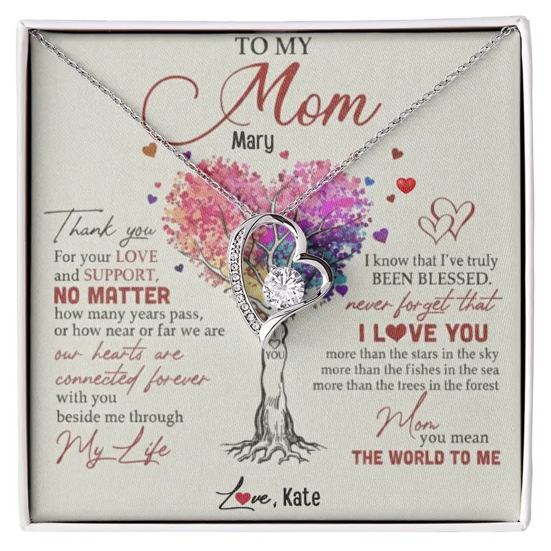 To My Loving Mom — A Necklace She’Ll Treasure Forever 6