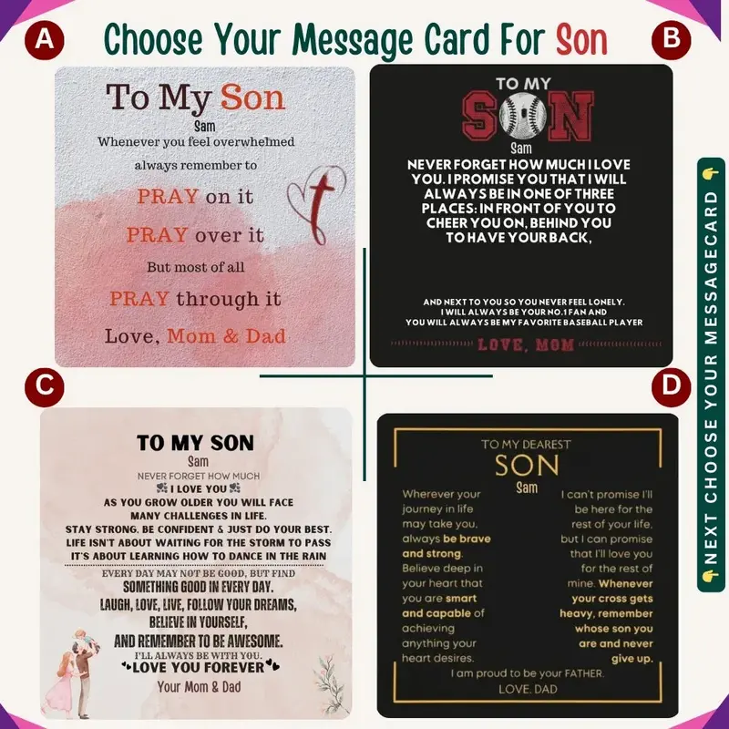 To My Son. Always And Forever 3