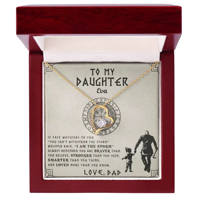 To My Strong Daughter — A Necklace She’Ll Treasure Forever 24