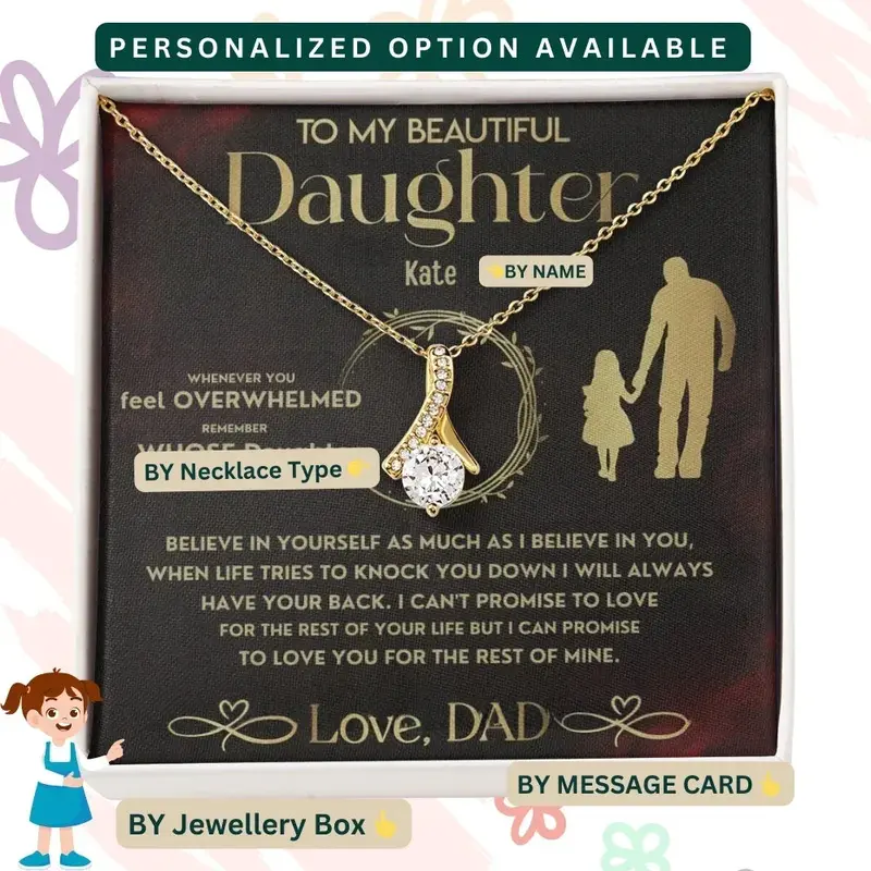 To My Sweet Daughter — A Necklace She’Ll Treasure Forever. 2