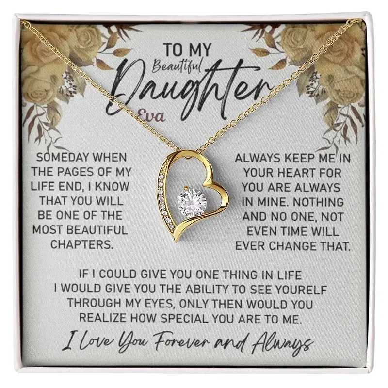 To My Sweet Daughter — A Necklace She’Ll Treasure Forever. 36