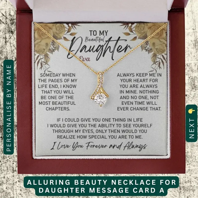 To My Sweet Daughter — A Necklace She’Ll Treasure Forever. 5