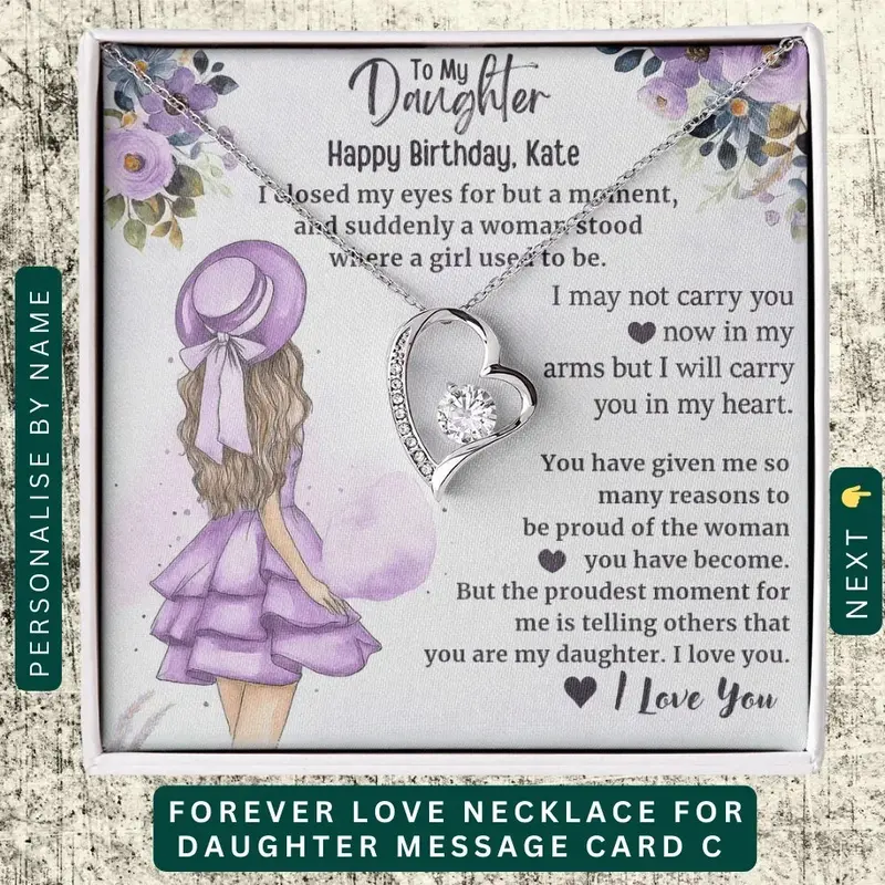 To My Sweet Daughter — A Necklace She’Ll Treasure Forever. 7