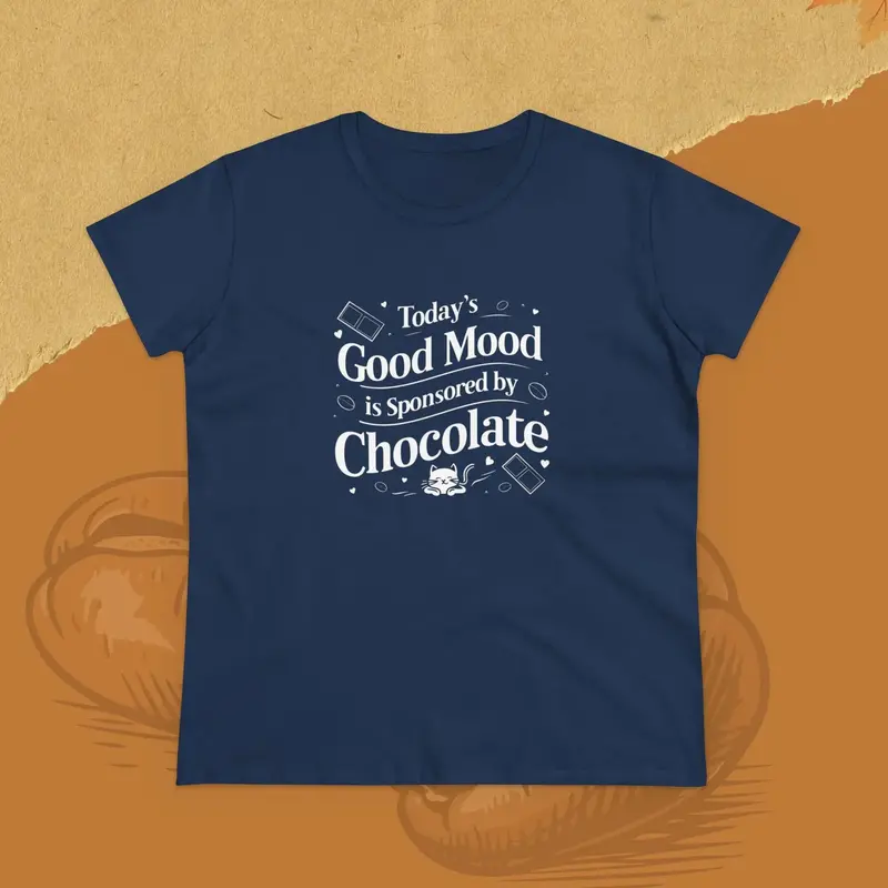 Today's Good Mood Chocolate Lovers Women T-Shirt 11