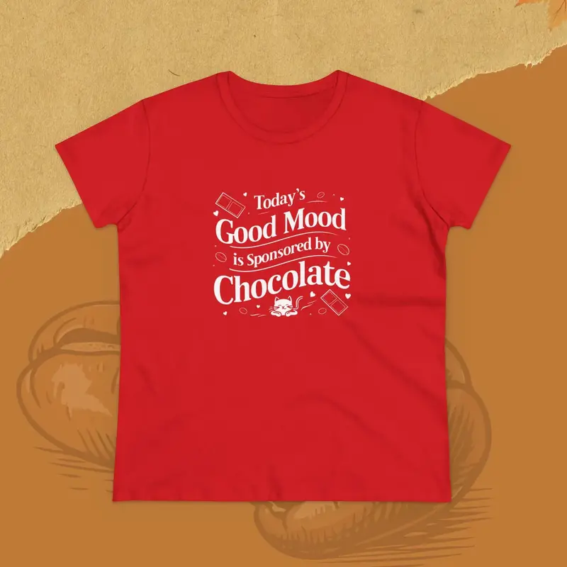 Today's Good Mood Chocolate Lovers Women T-Shirt 15