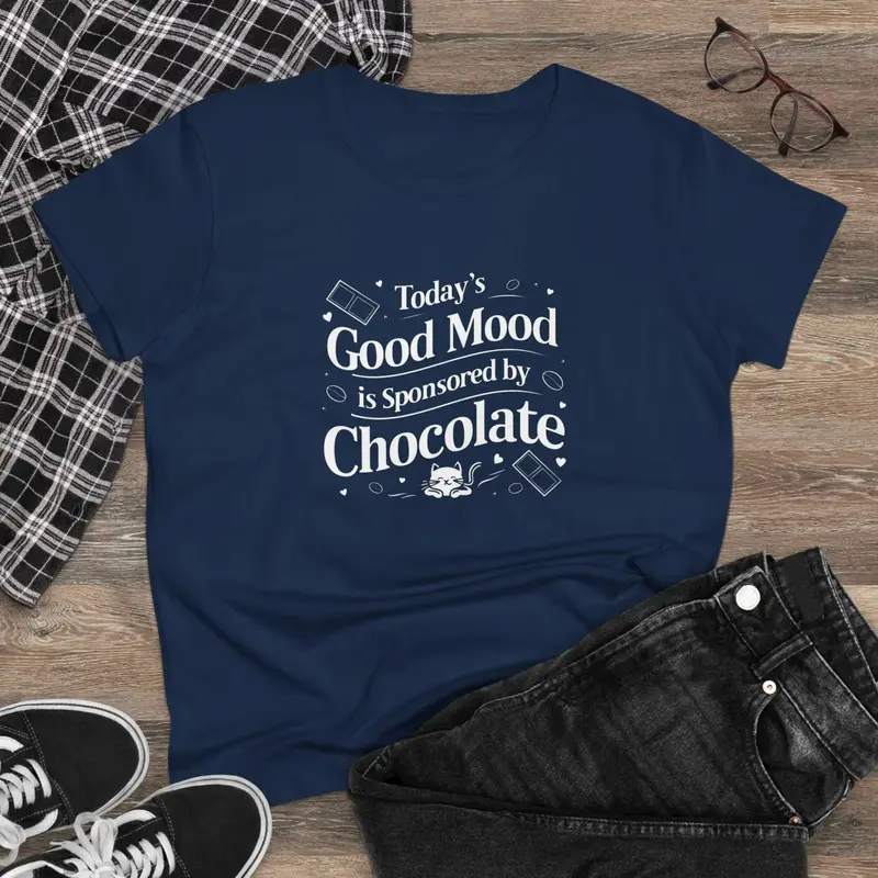 Today's Good Mood Chocolate Lovers Women T-Shirt 2
