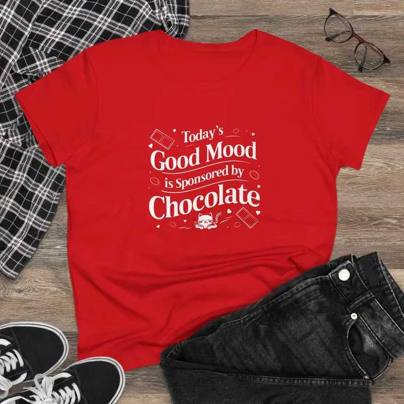 Today's Good Mood Chocolate Lovers Women T-Shirt 4