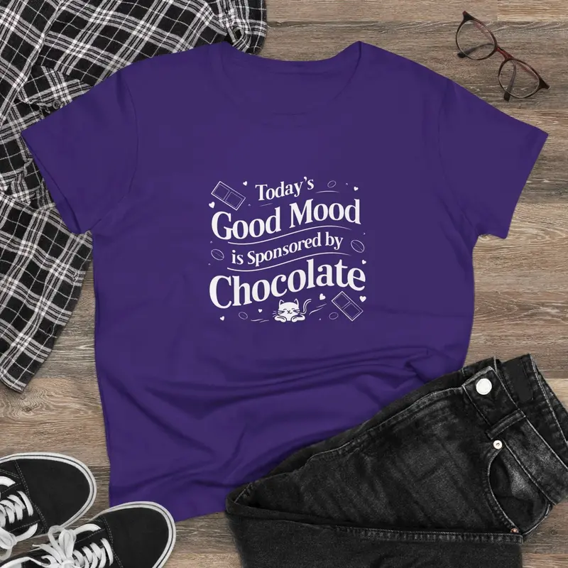 Today's Good Mood Chocolate Lovers Women T-Shirt 6