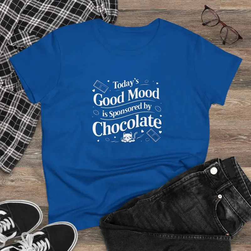 Today's Good Mood Chocolate Lovers Women T-Shirt 7