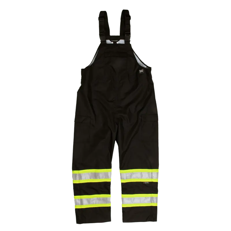 Tough Duck Class E Hi-Vis Waterproof Safety Rain Bib Overall 1