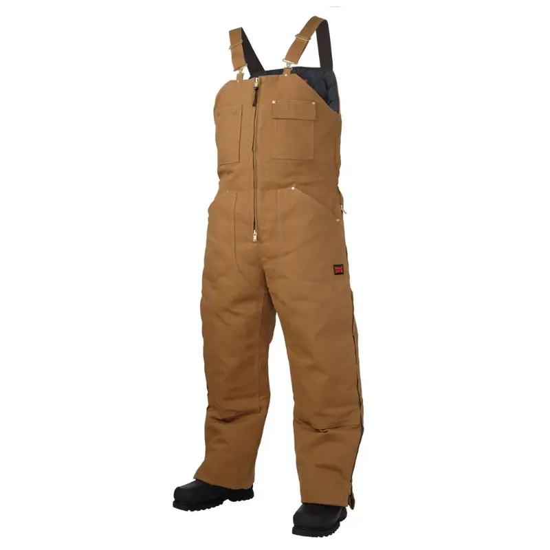 Tough Duck Men’S Insulated Duck Bib Overall Wb03 - Brown 1