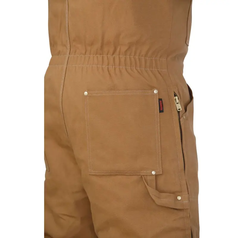 Tough Duck Men’S Insulated Duck Bib Overall Wb03 - Brown 3