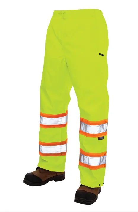 Tough Duck Pull-On Ripstop Safety Rain Pant 1