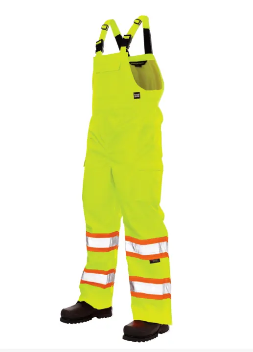 Tough Duck Ripstop Unlined Safety Rain Bib Overall #Sb04 1
