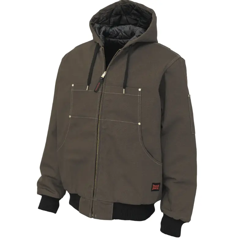 Tough Duck Women's Classic Hooded Duck Bomber Jacket 7