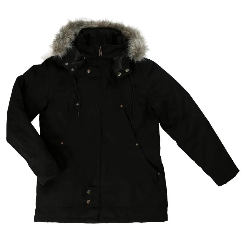Tough Duck Women's Hydro Parka Work Jacket Wj10 - Black 1