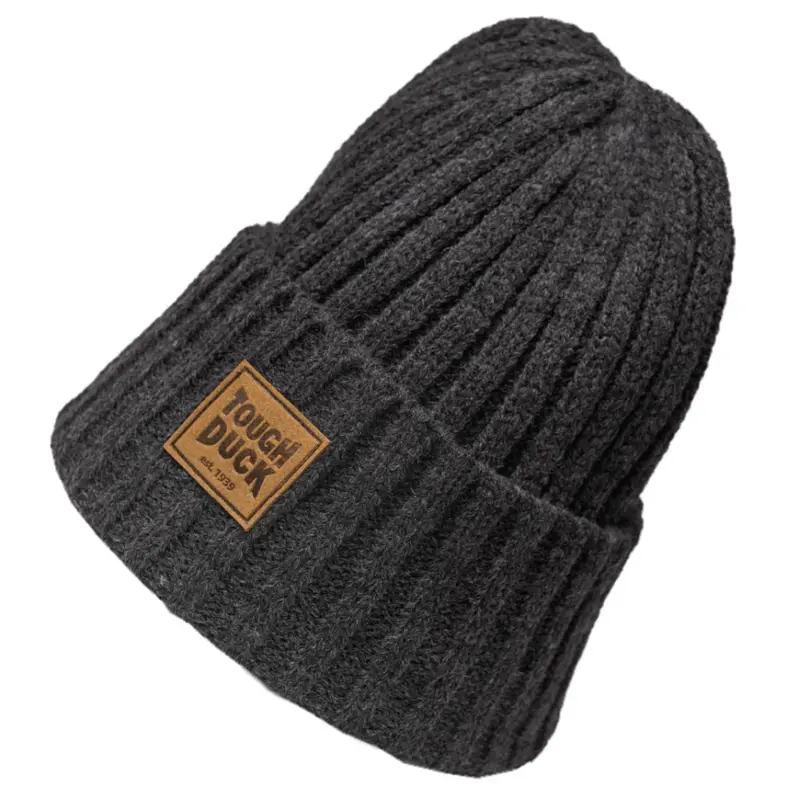 Tough Duck Wool Rib Watch Cap Wa54 - Charcoal 1