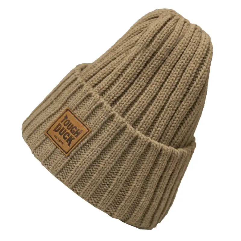Tough Duck Wool Rib Watch Cap Wa54 - Oatmeal 1