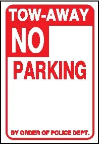 Tow-Away No Parking 1