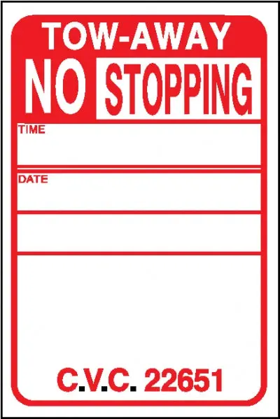 Tow-Away No Stopping 1