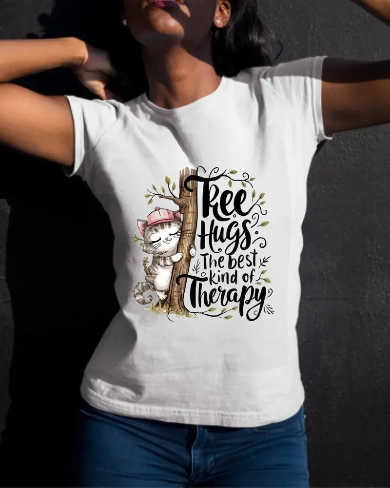 Tree Hugs Best Kind Of Therapy T-Shirt 4