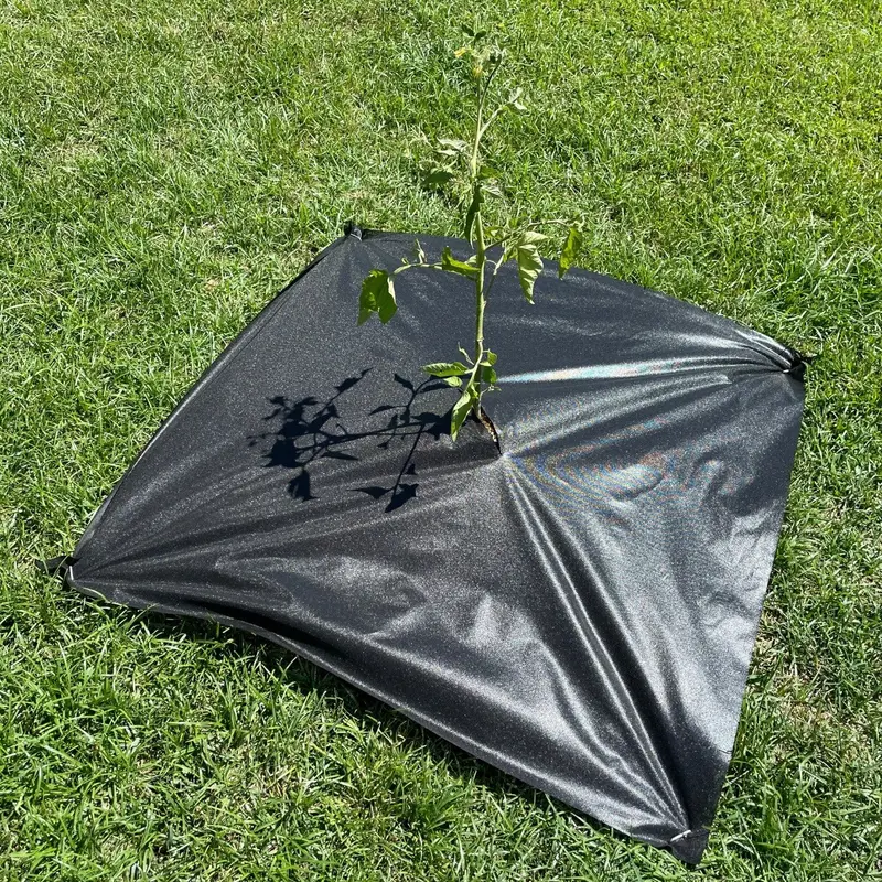 Tree Mats (3 Ft X 3 Ft) - Weed Barrier, Farming, Gardening - Uv Protected 1
