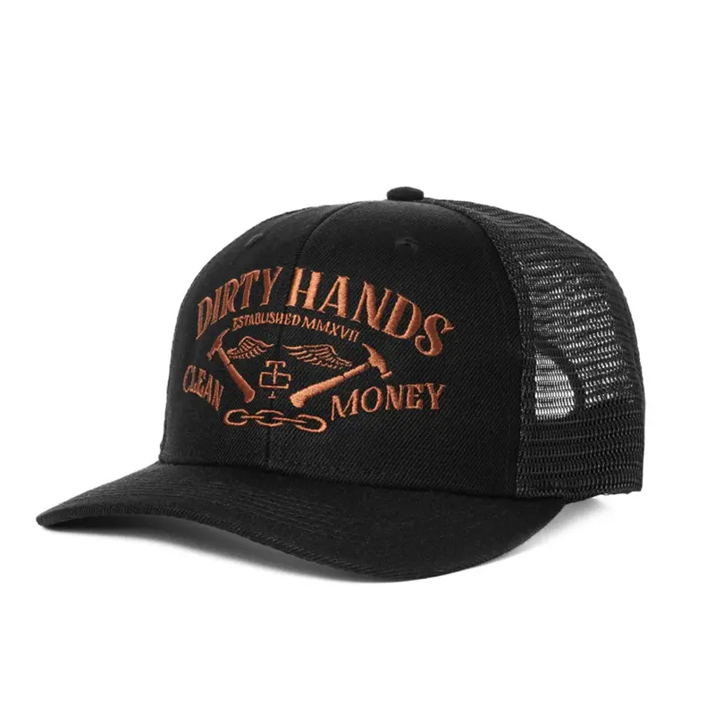 Troll Co. Catena "Dirty Hands Clean Money" Curved Brim Snapback Cap 1