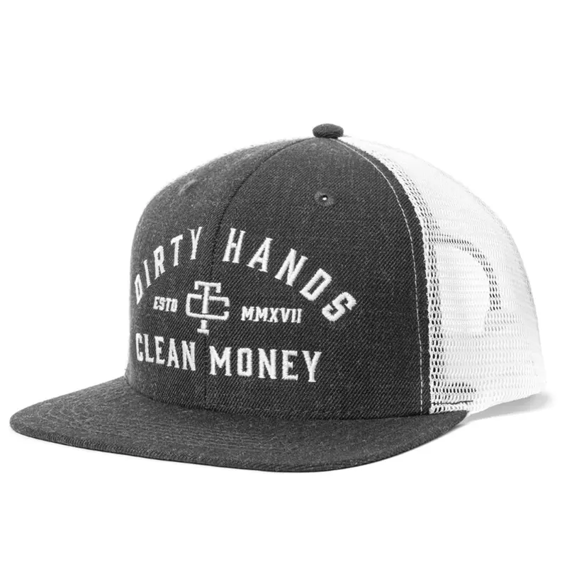 Troll Co. Catena "Dirty Hands Clean Money" Curved Brim Snapback Cap 1