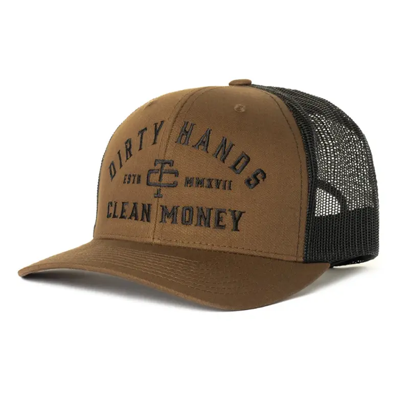 Troll Co. Catena "Dirty Hands Clean Money" Curved Brim Snapback Cap 1