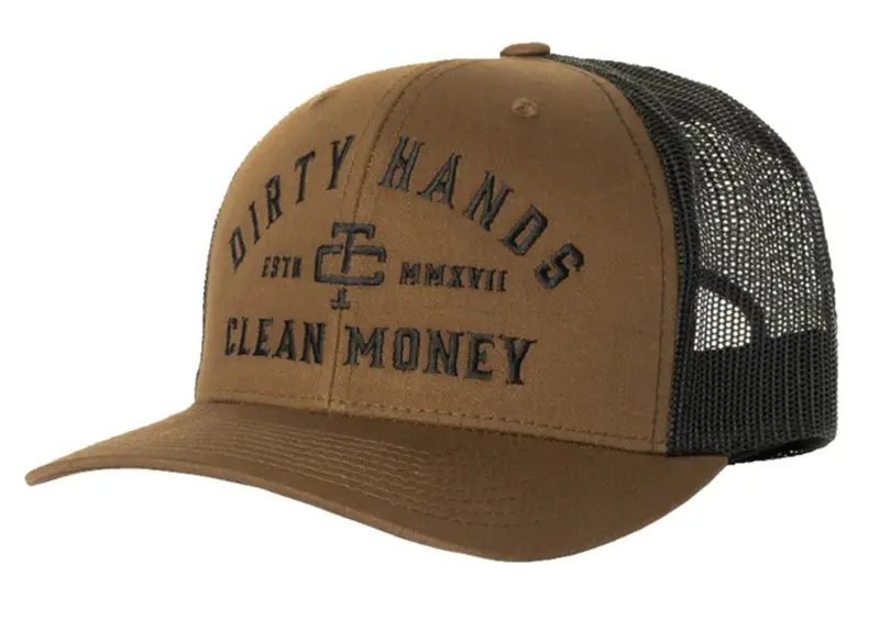 Troll Co. Classic 'Dirty Hands Clean Money' Snap Meshback Cap 1