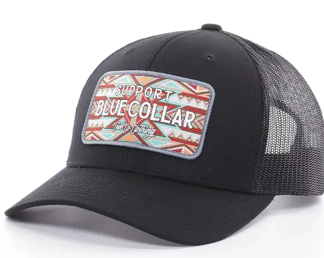 Troll Co. Fortify "Support Blue Collar" Patch Hat 1