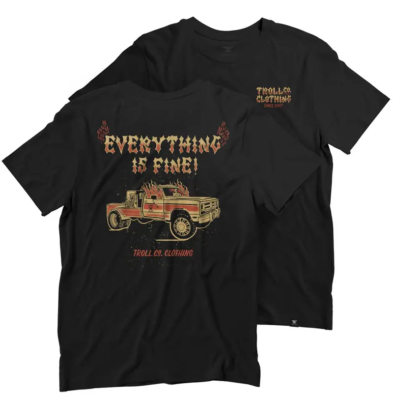 Troll Co. Men's Everything Is Fine T-Shirt 1