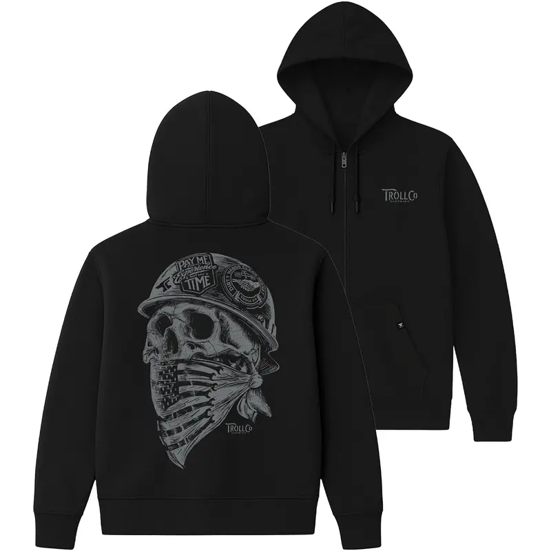 Troll Co. Men's Headstrong Zip Hoodie 1